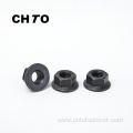 DIN 6923 Grade 8 black oxide finish Hexagon flange nuts